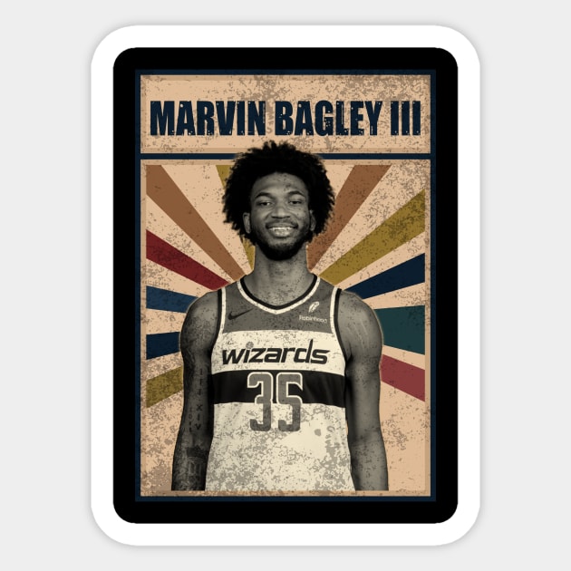 Washington Wizards Marvin Bagley III Sticker by RobinaultCoils